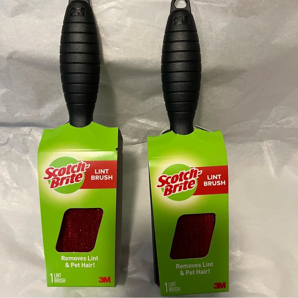 Scotch-Brite Lint Brush with Black Handle Set of 2